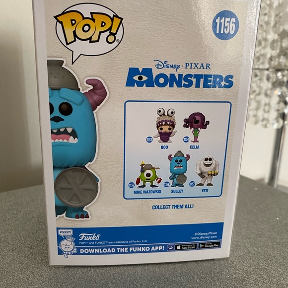 Funko Pop! Disney: Monster's - Sulley #1156 (Flocked) Amazon Exclusive - Picture 4 of 4
